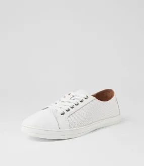 SUPERSOFT Alfii White Leather Sneakers