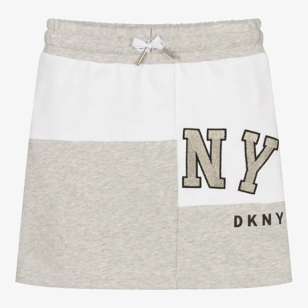 Teen Girls Grey Logo Skirt