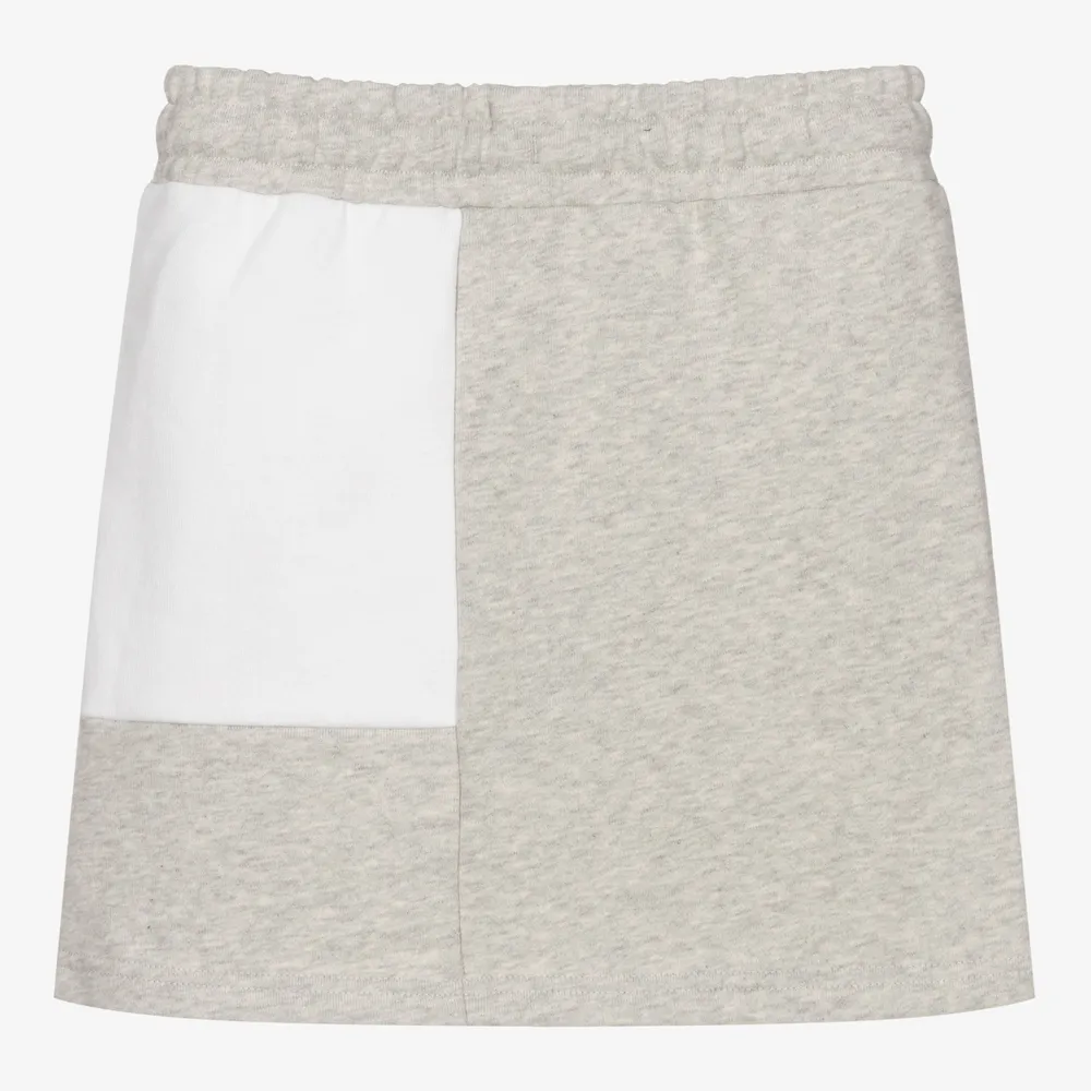 Teen Girls Grey Logo Skirt