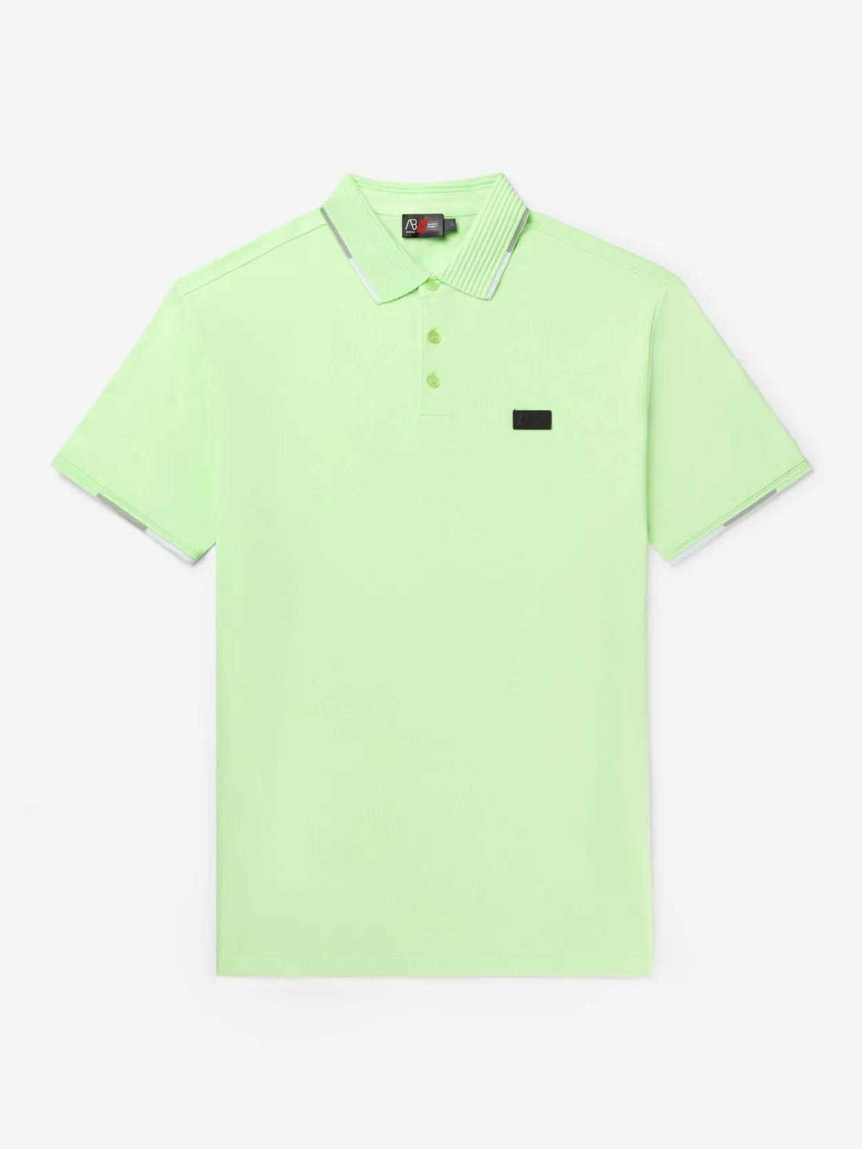 Triple Coloured Polo | Pastel Green