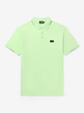 Triple Coloured Polo | Pastel Green