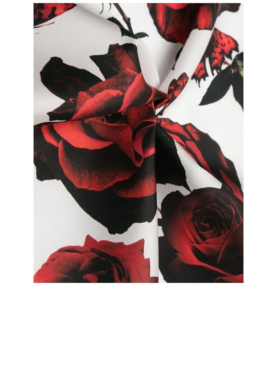 Tudor Rose Printed Scarf