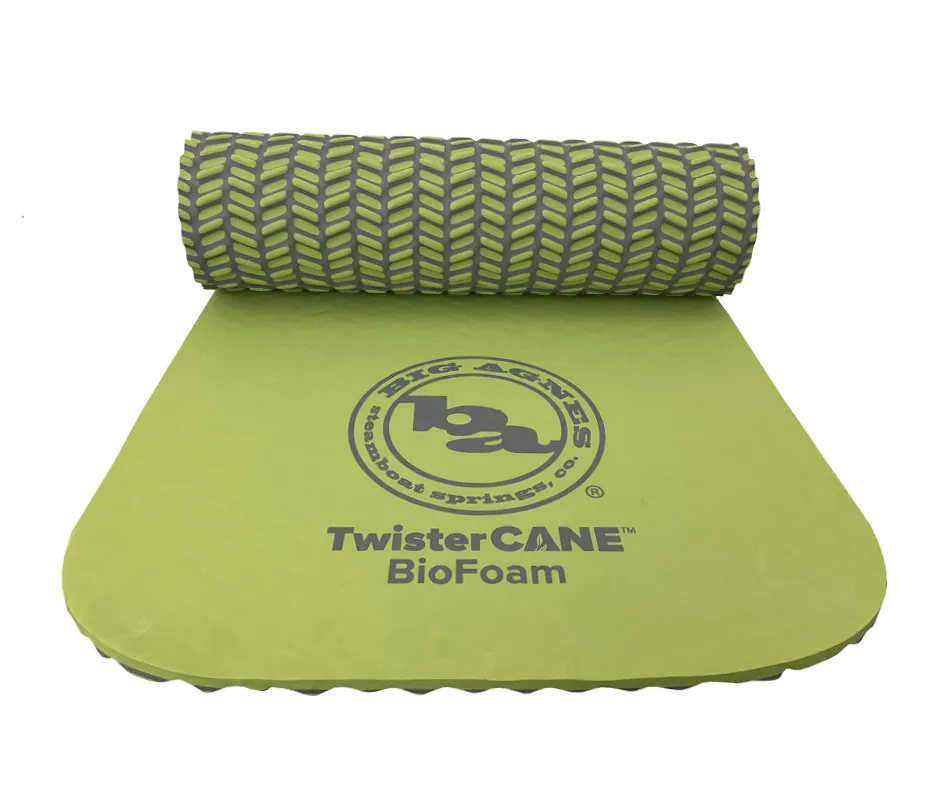 Twistercane Bio Foam Pad - Green/gray - Regular - 20x72