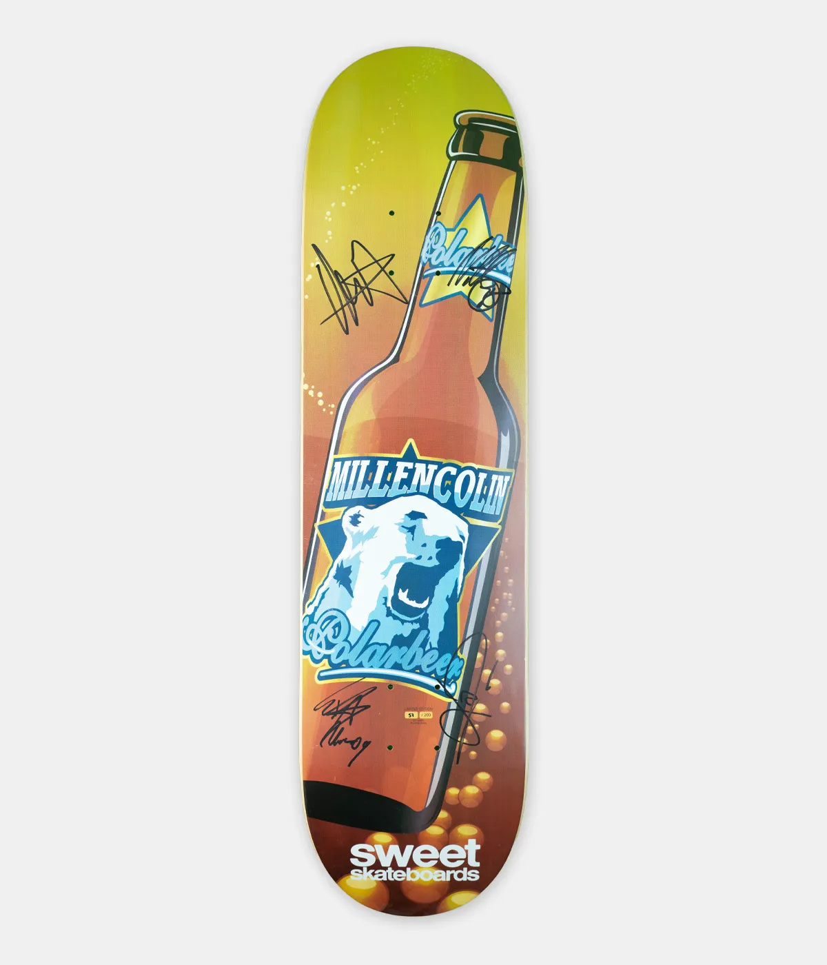 Vintage & Second Hand  Skateboard 8" Millencolin Polarbeer