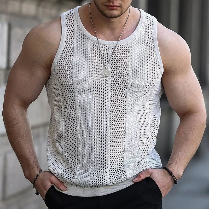 Vinthentic Rocco Men's Knitted Tank Top