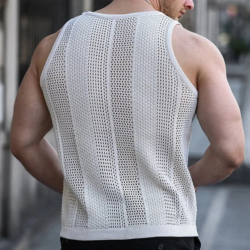 Vinthentic Rocco Men's Knitted Tank Top