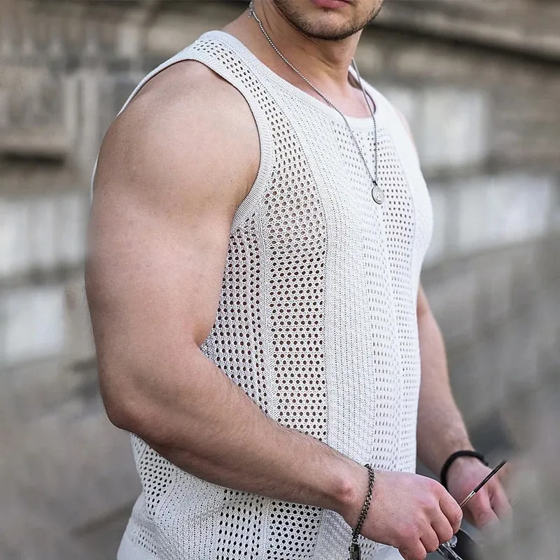 Vinthentic Rocco Men's Knitted Tank Top