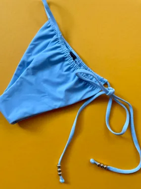 Viper Side Tie Bikini Bottom - Sky Blue