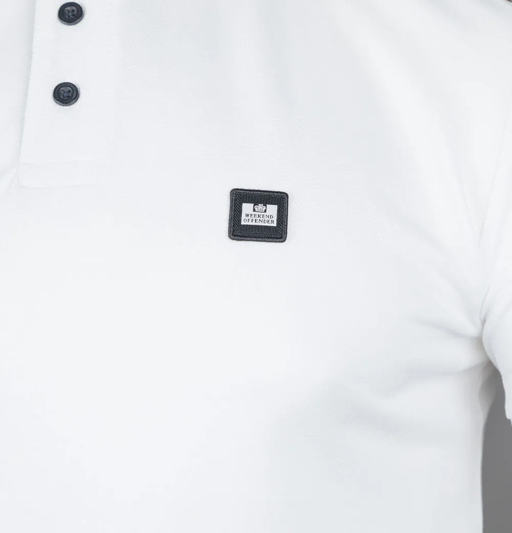 Weekend Offender Jacobs Polo Shirt White