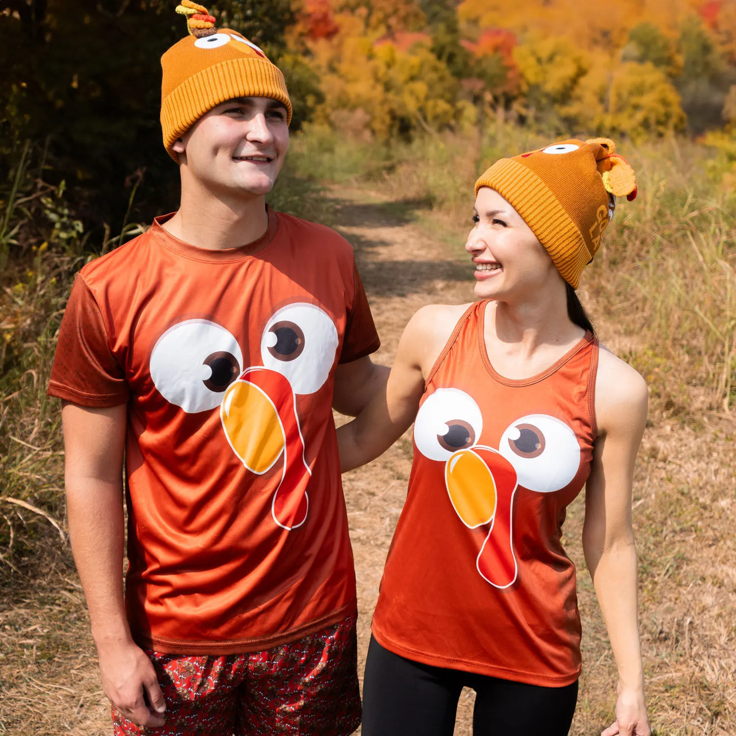 Women's Performance Tank Top - Goofy Turkey 