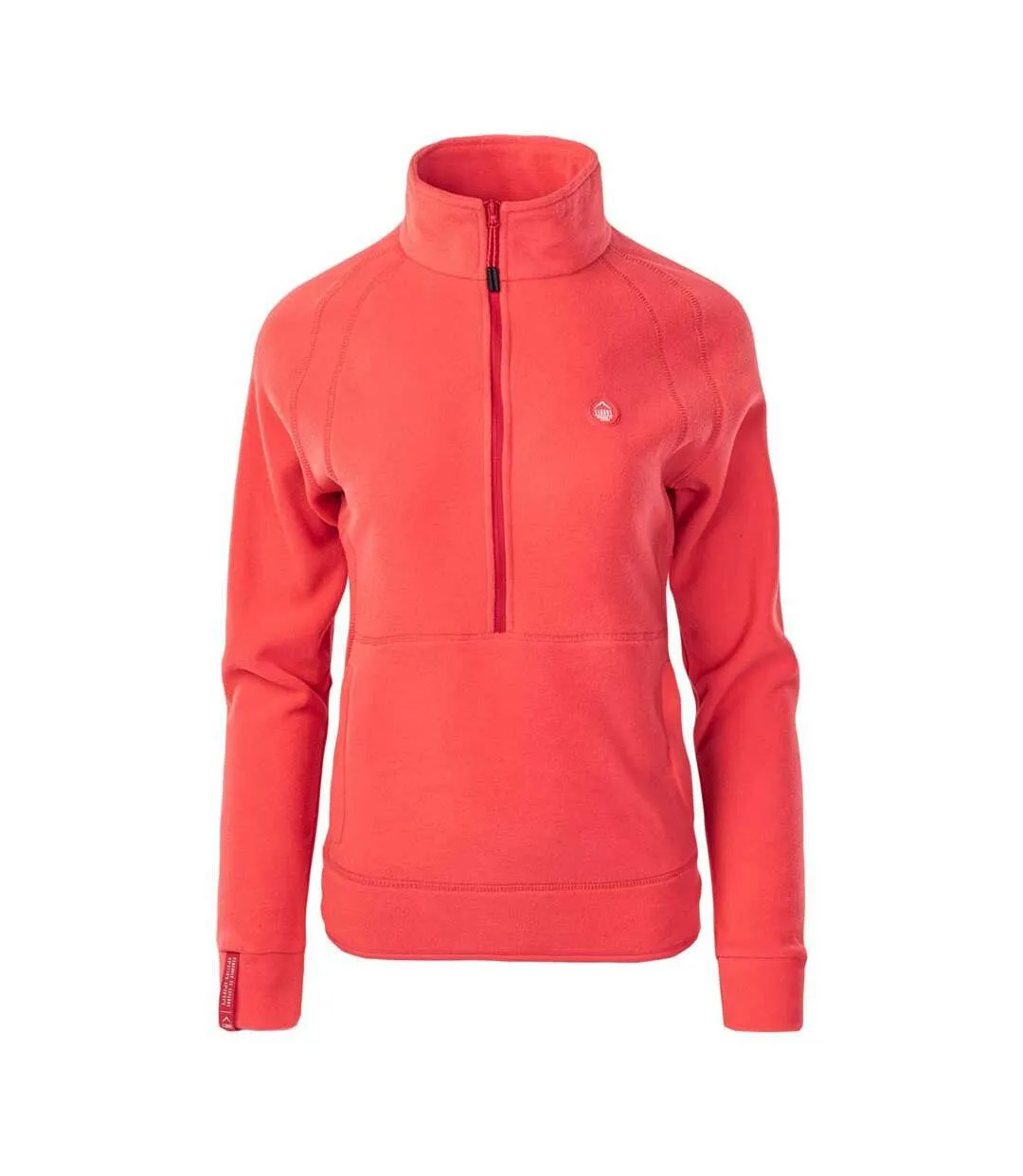 Womens/ladies riva polartech half zip fleece top hibiscus/ski patrol Elbrus