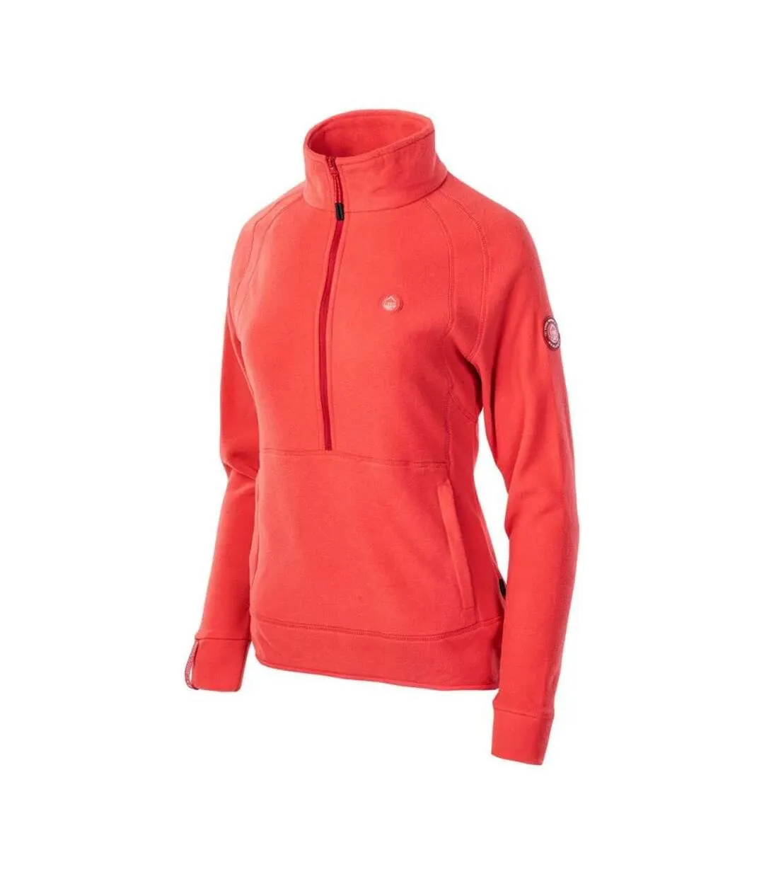 Womens/ladies riva polartech half zip fleece top hibiscus/ski patrol Elbrus