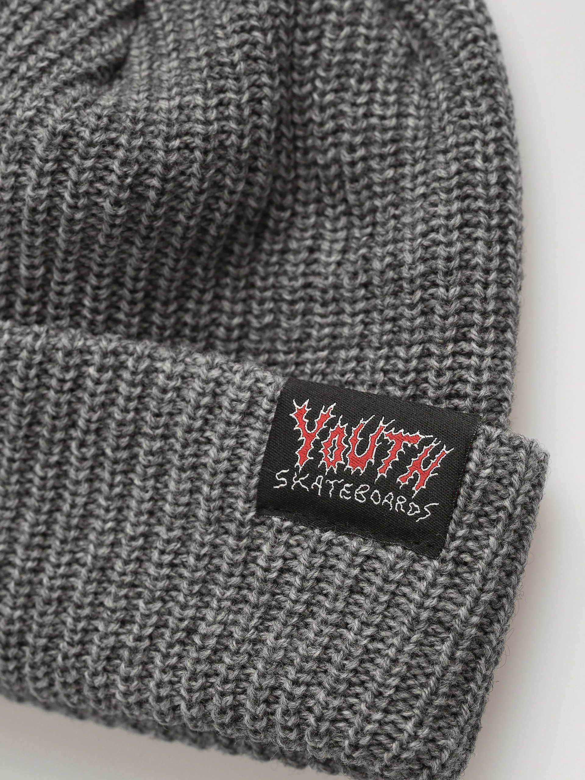 Youth Skateboards Bummers Logo Beanie (heather grey)