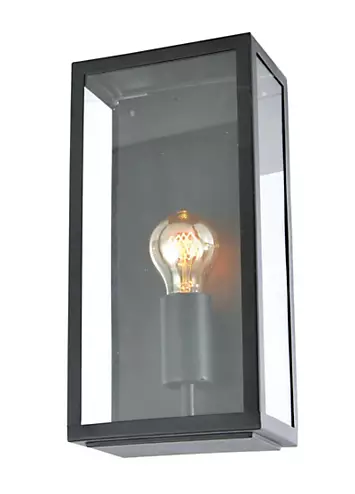 Zink Minerva 1 Light E27 Metal Box Outdoor Lantern | Kaleidoscope