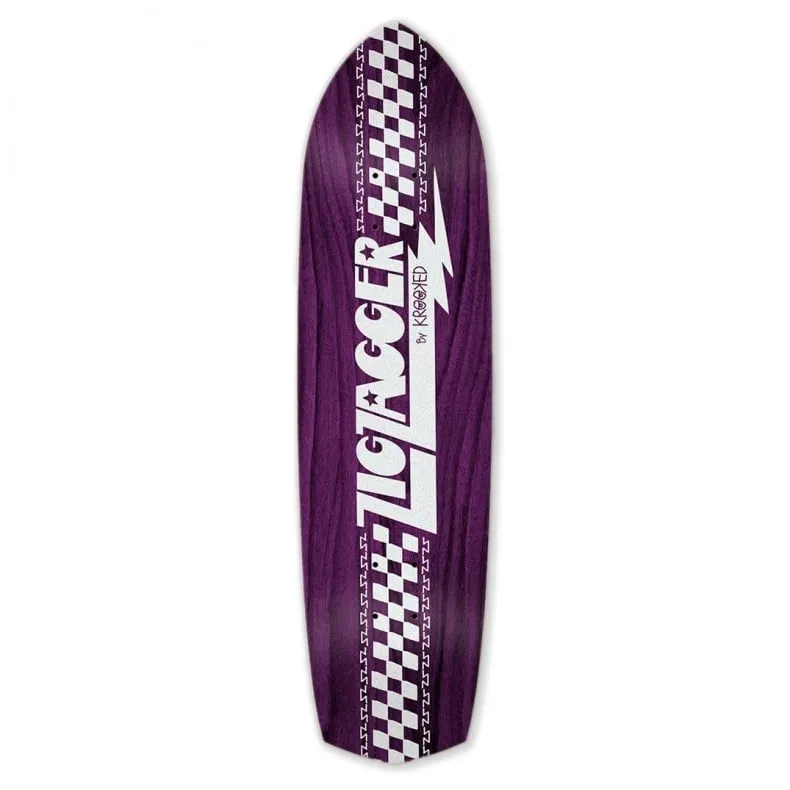 Zip Zagger by Krooked Cruiser Skateboard Deck 8.625